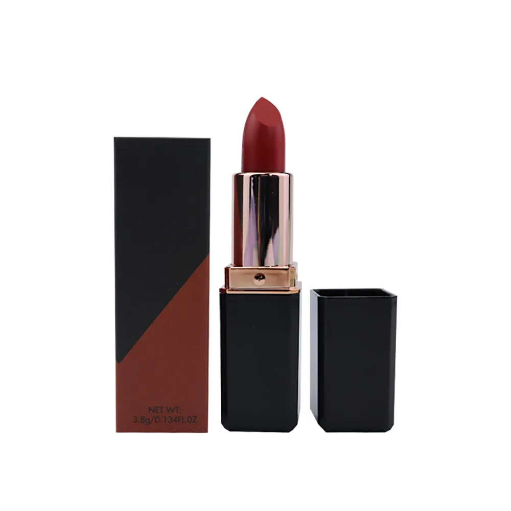 Custom Logo Private Label Low MOQ Cosmetics Super Stay Organic Waterproof Nude Matte Lipstick