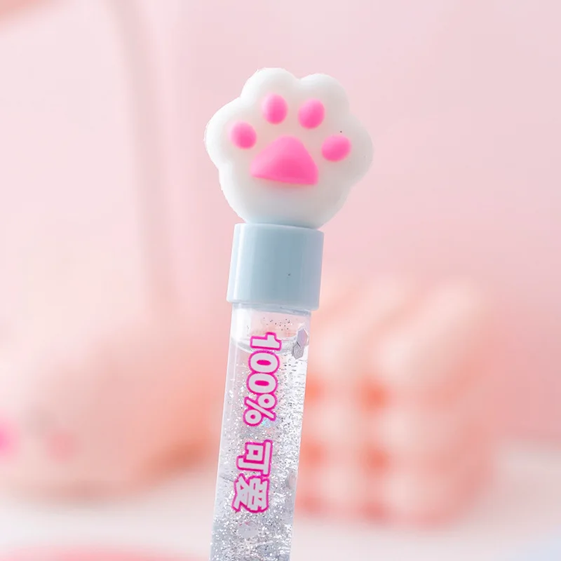 Kawaii Moon Star Unicorn Liquid Quicksand Glitter Gel Pen Neutral Pen Sequins Decorate Signature Pen