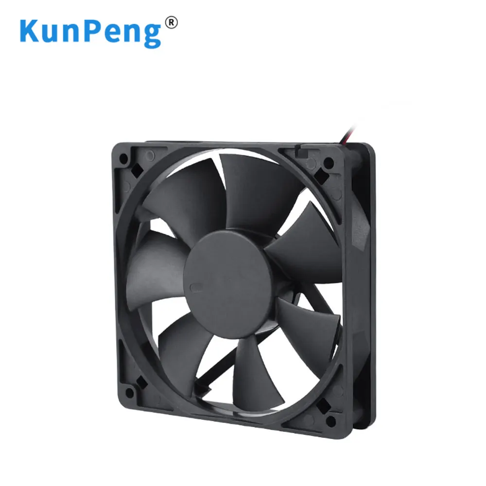 KunPeng 12025 120*120*25mm 120mm Ventolation Brushless Motor 5V 12V 24V DC Axial Flow Cooling Fan