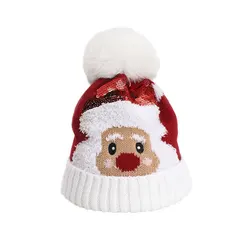2021 wholesale Christmas decoration supplies new Winter children gifts christmas ornaments Santa hats  Merry Christmas Hats