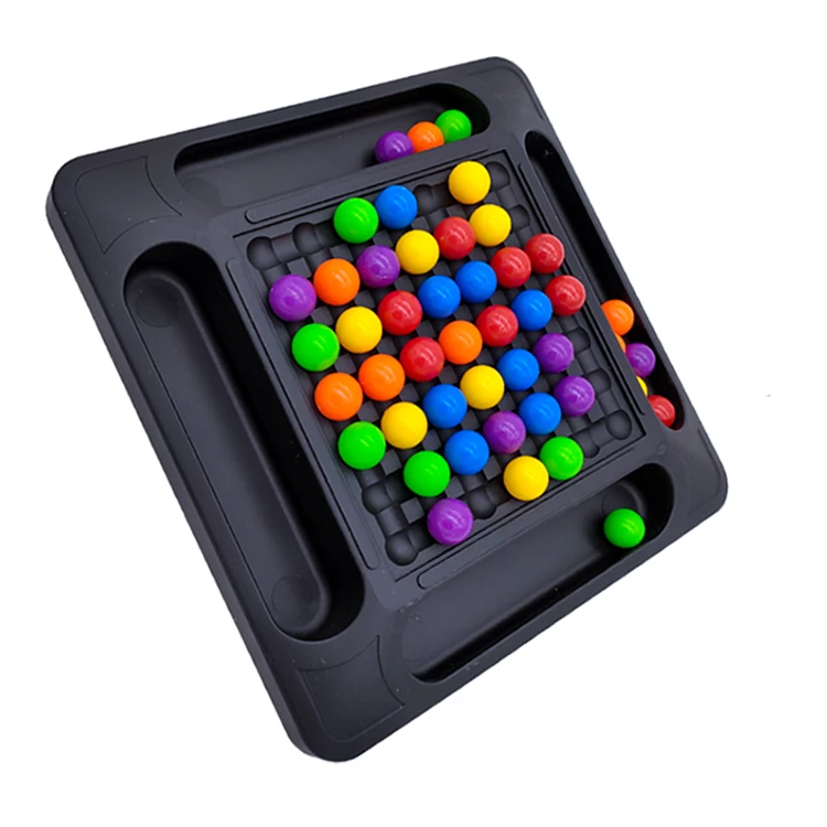 Fun Rainbow Bead Elimination Toys Happy Entertainment Love Elimination Interactive Children Teaching Aids Play Fun Board Game
