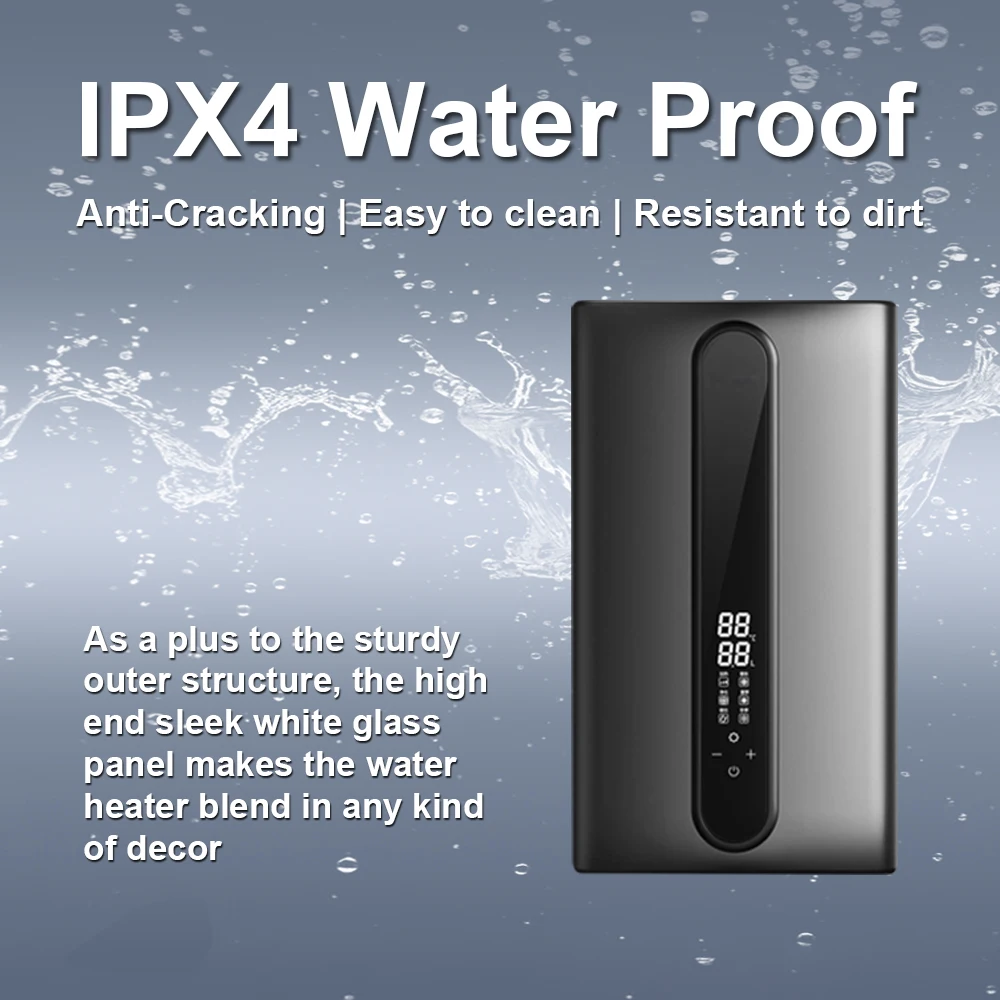 380V-400V 15-24KW 3phases hot water supply Commercial Central Instant Electric Shower Water Heater for Hotel