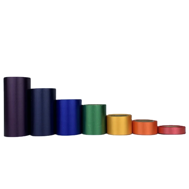 Made In China Factory Price Multi-Color Polyester Satin Ribbon 2 inch 5 cm Party Wedding Gift Satin Ribbon For Packing Box