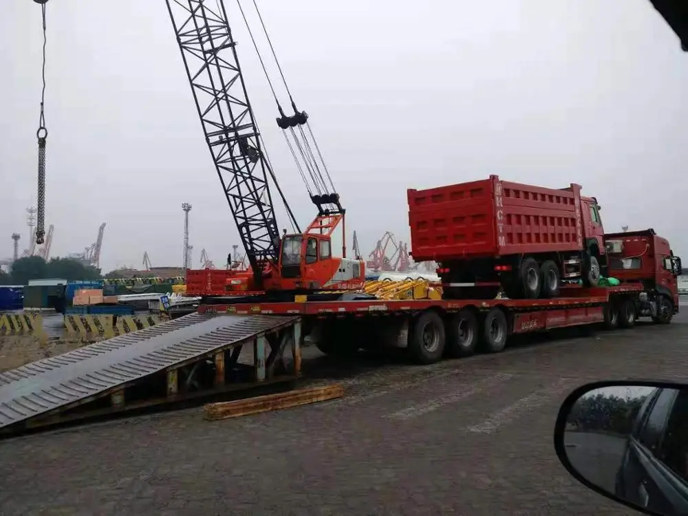 New Bucket Howo Dump 371HP 400HP Truck 6x4 10tires  Bridge In Stock