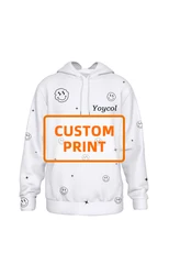 Cailian Прямая поставка на заказ с принтом головы волка унисекс 3D новинка мужские толстовки