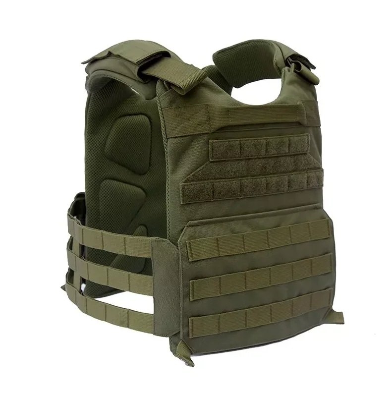 MOLLE military army green plate carrier