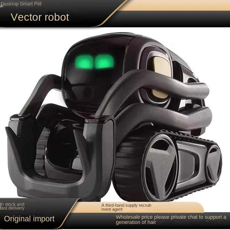 Vector2.0 Smart Pet Robot DIY Desktop AI Emotional Dialogue Companion Kids Metal Model Light Music Educational Electronic Toy