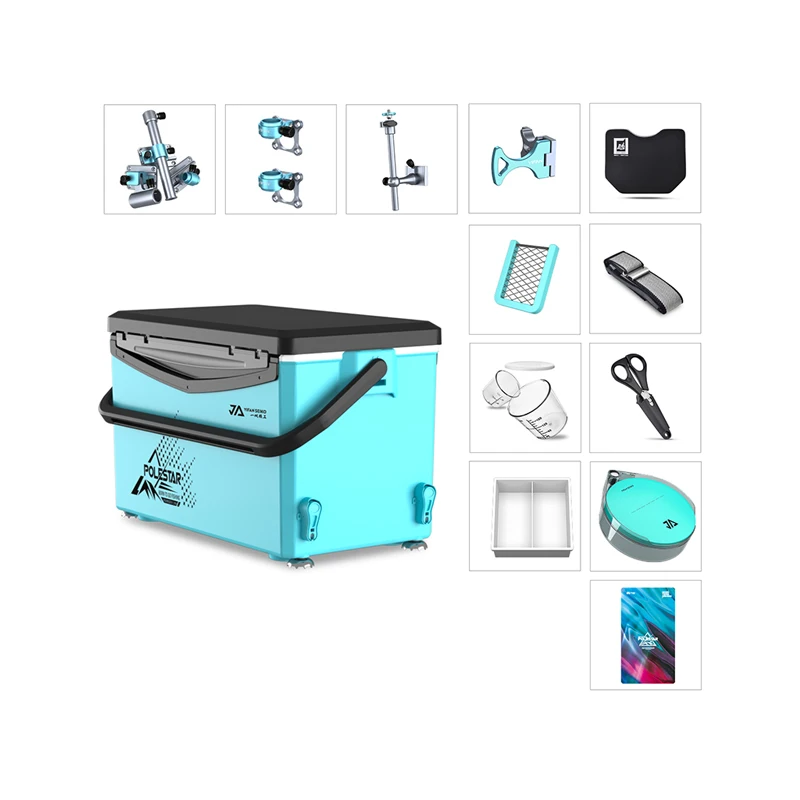 Advanced Foam  Tight Height Adjustable  River 29L fishing box fish packaging box insulated fish boxes