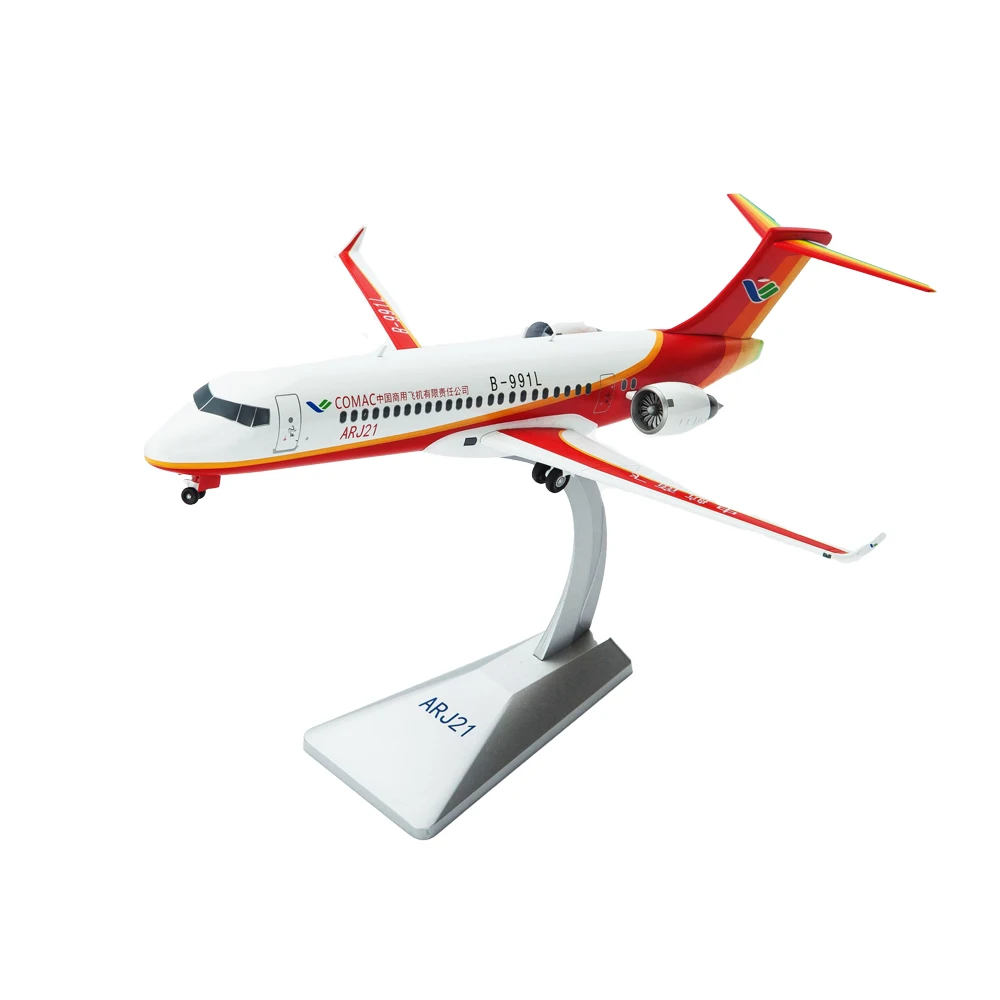 Metal Passenger Airplane 1:100 ARJ21 Air China Airways Airplane Model Customized Aircraft Model