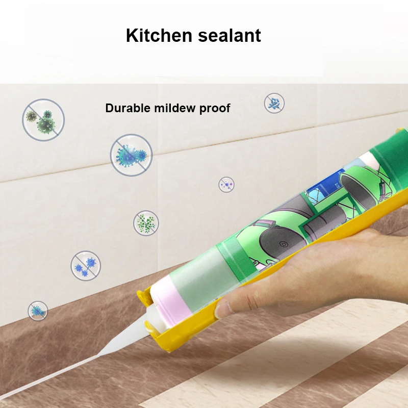 Fast Cure Time Mirror Fixing Neutral Silicone Sealant Glass Glue For Mirror