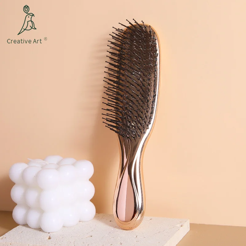 New Design Wholesale Price Luxury Custom Logo Popular Good Quality Hairbrush Barber Detangling Hair Brush