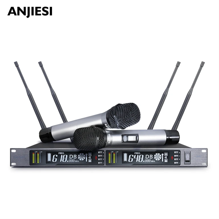 Free Design Latest Portable Audio Player wireless Light-weight Omni-directional Aluminium alloy Microphones Studio