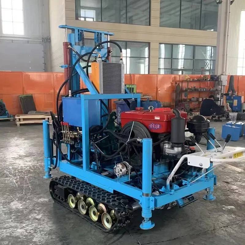 Hot Sale Mini Mobile Compressor Portable Hydraulic Diesel Bore Water Well Drilling Machine
