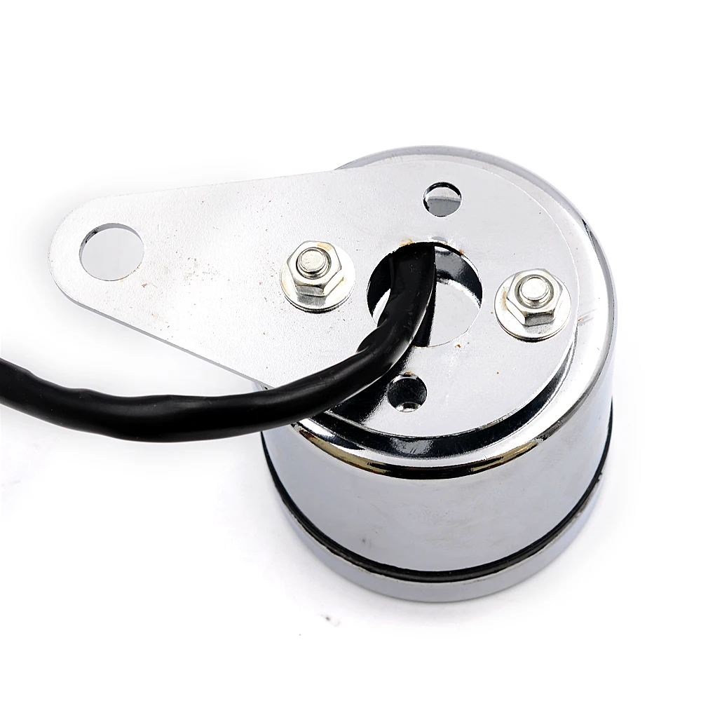 Factory cheap price motorcycle round RPM electrochromism led digital display tachometer