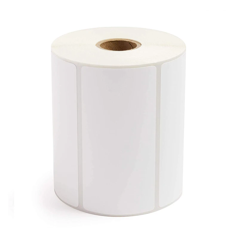 Factory Wholesale Blank White BPA Free Sticker Supermarket Hot Barcode Label
