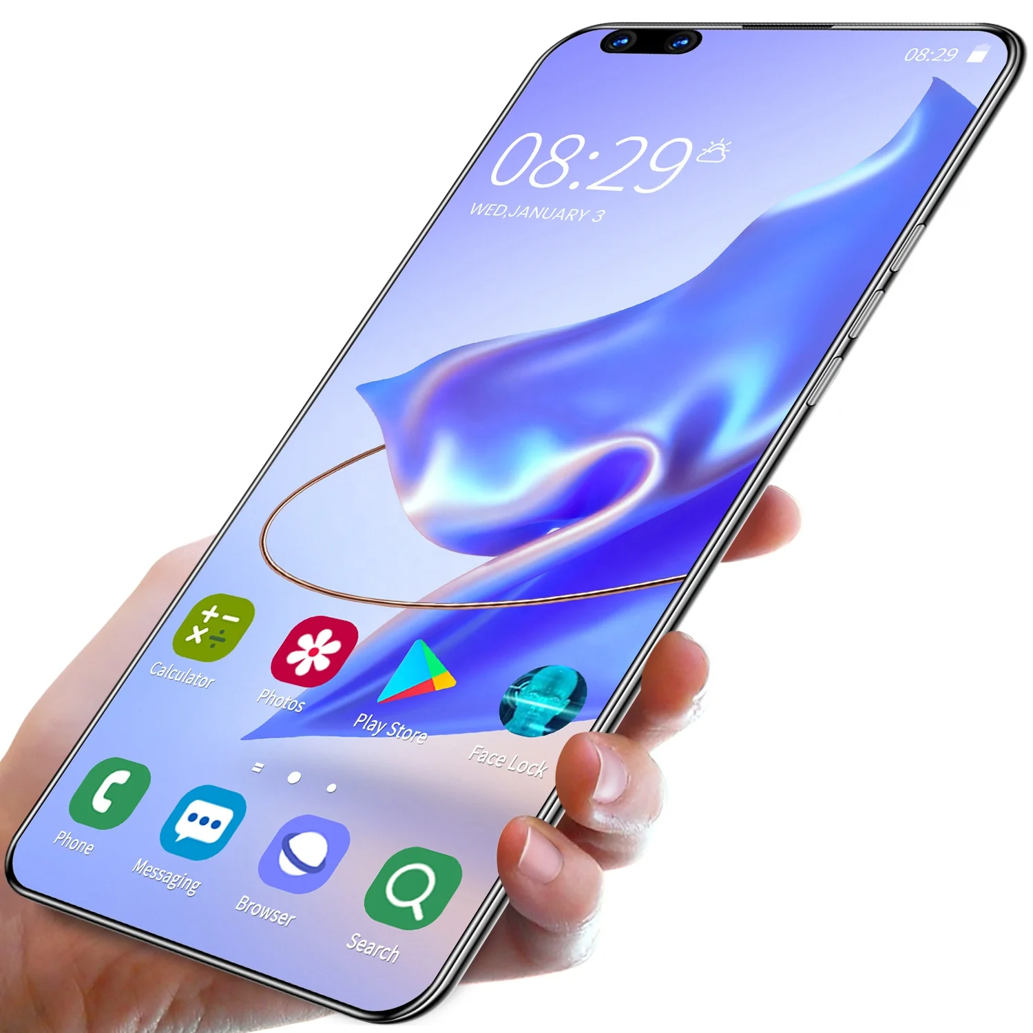Хорошее качество 7 8 дюймов Двойная sim-карта Pro 60 телефон 10-ядерный Экстремальная скорость смарт-телефон 16GB + 512GB P60 мобильного телефона