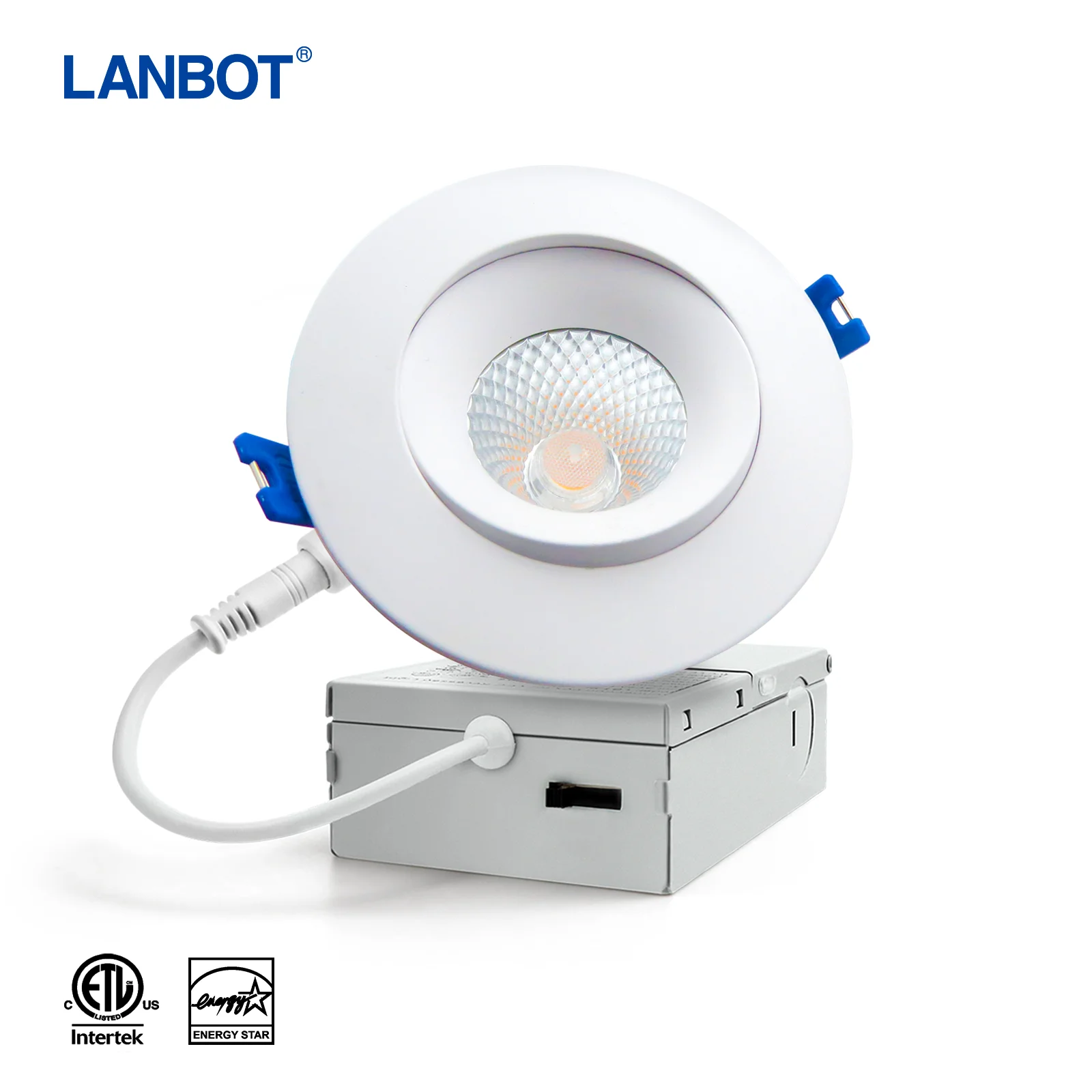 CE Anti-glare Ceiling Spotlamp Professional Hotel Lighting Adjustable 3.5Inch 15W Downlights for Living room Bedroom