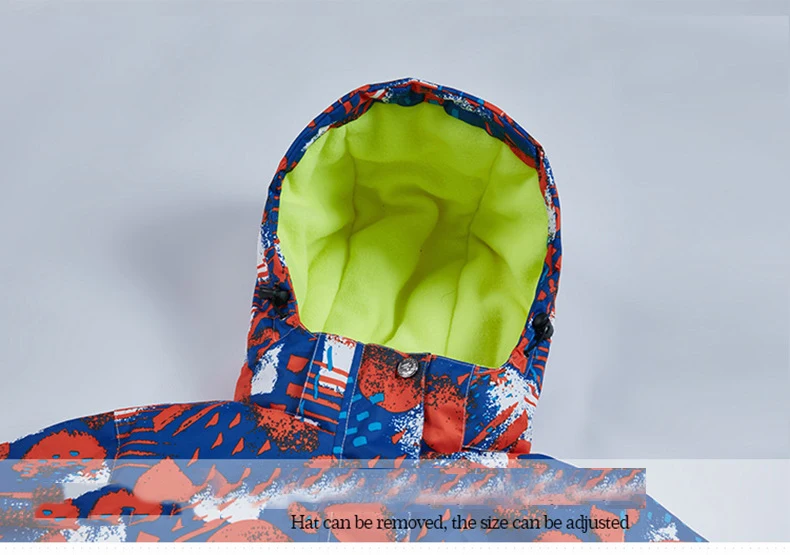 Custom Girls Boys Snow Suit 2Pcs Winter Warm Outdoor  Waterproof Windproof Snowboarding Skiing Jackets with Snow Ski Pants set