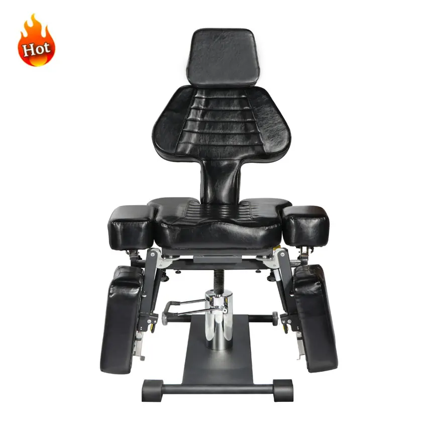 Mt Factory Custom Adjustable Black Multi-function Hydraulic Pneumatic Reclining Wholesale Tattoo Supplier Tattoo Chair