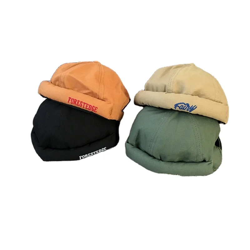 MIO Hot Sell Cool Baseball Cap Offer Private Label New Style Embroidery Logo Brimless Hat  Unisex Hip Hop Hat