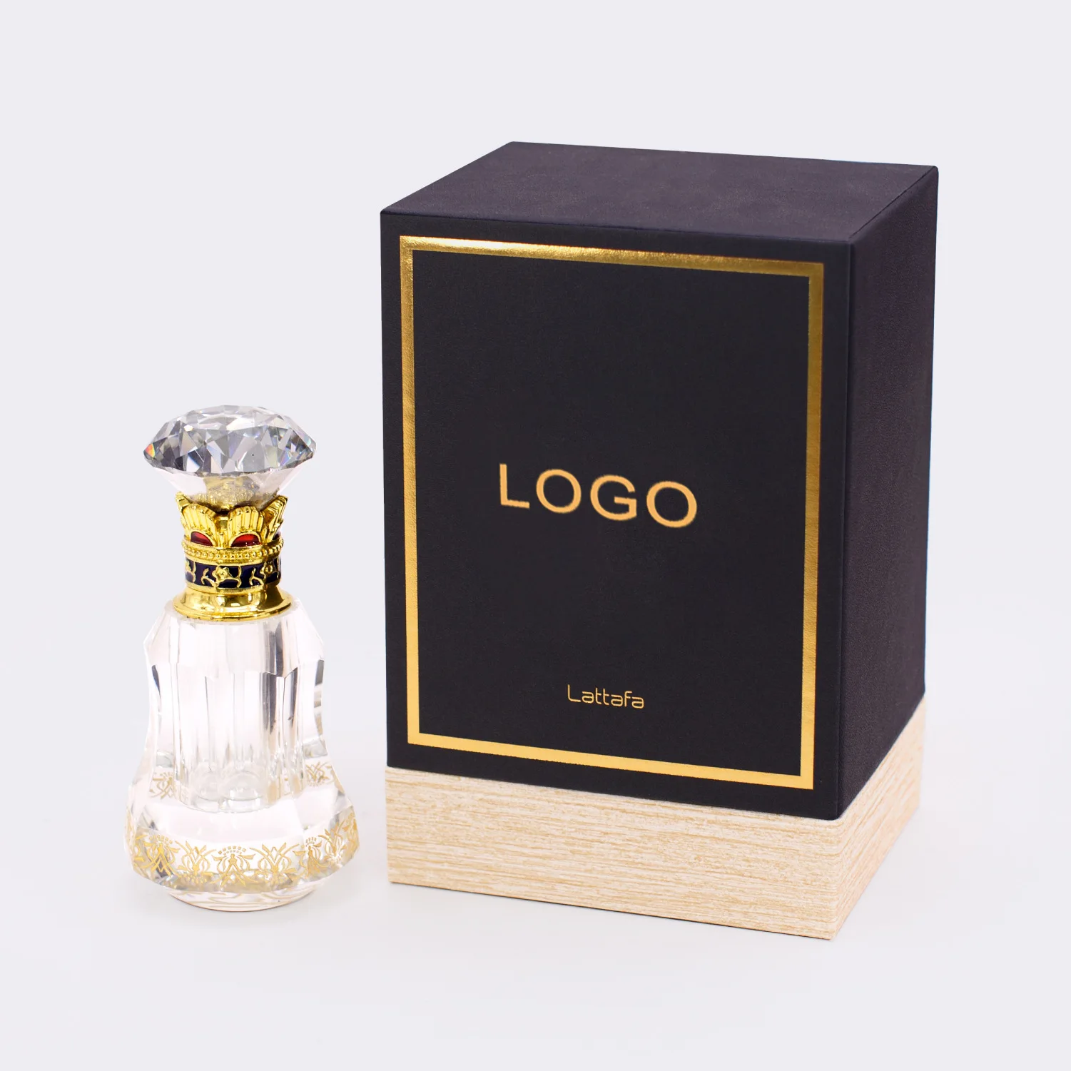 Eastbox Luxury Perfume Custom Logo Lid And Base Box 50ML 100ML Empty Perfume Box Packaging For Perfume Bottle