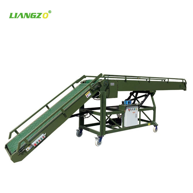 Logistics loading conveyor mobile overhead conveyor warehouse stacking high quality and high efficiency mini conveyor