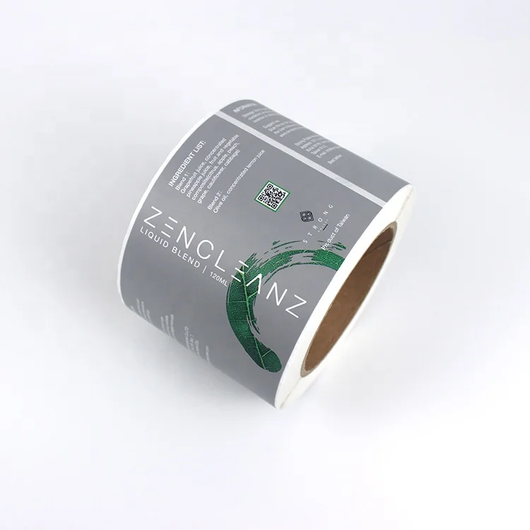 Custom Self adhesive Label Food Label Sticker Oral Liquid Bottle Label Health Care Bottle Sticker Plastic Vinyl Sticker