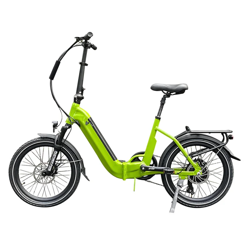 China manufacturing foldable ebike 48v 500w electric bicycle e bike adult electric folding bike with suspension fork