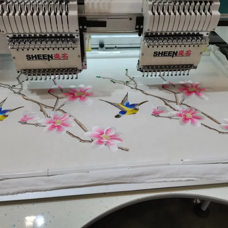 Factory price plain embroidery machine with agent price