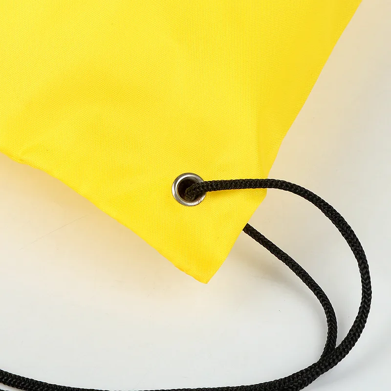 calico mini canvas drawstring backpack bag pull rope custom logo making machine backpack