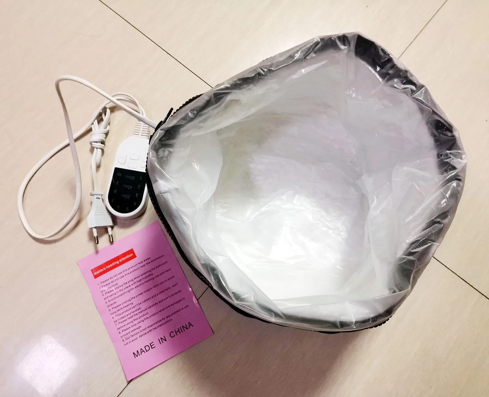 Good Quality Steam Cap With Timing Function Hair SPA Steamer Cap Beauty Hair Coloring Electric Cap