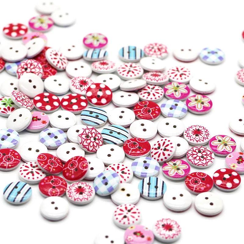Wholesale Factory Price 2 Holes Sewing On Wooden Buttons Custom Made Wooden Women Clothes Button