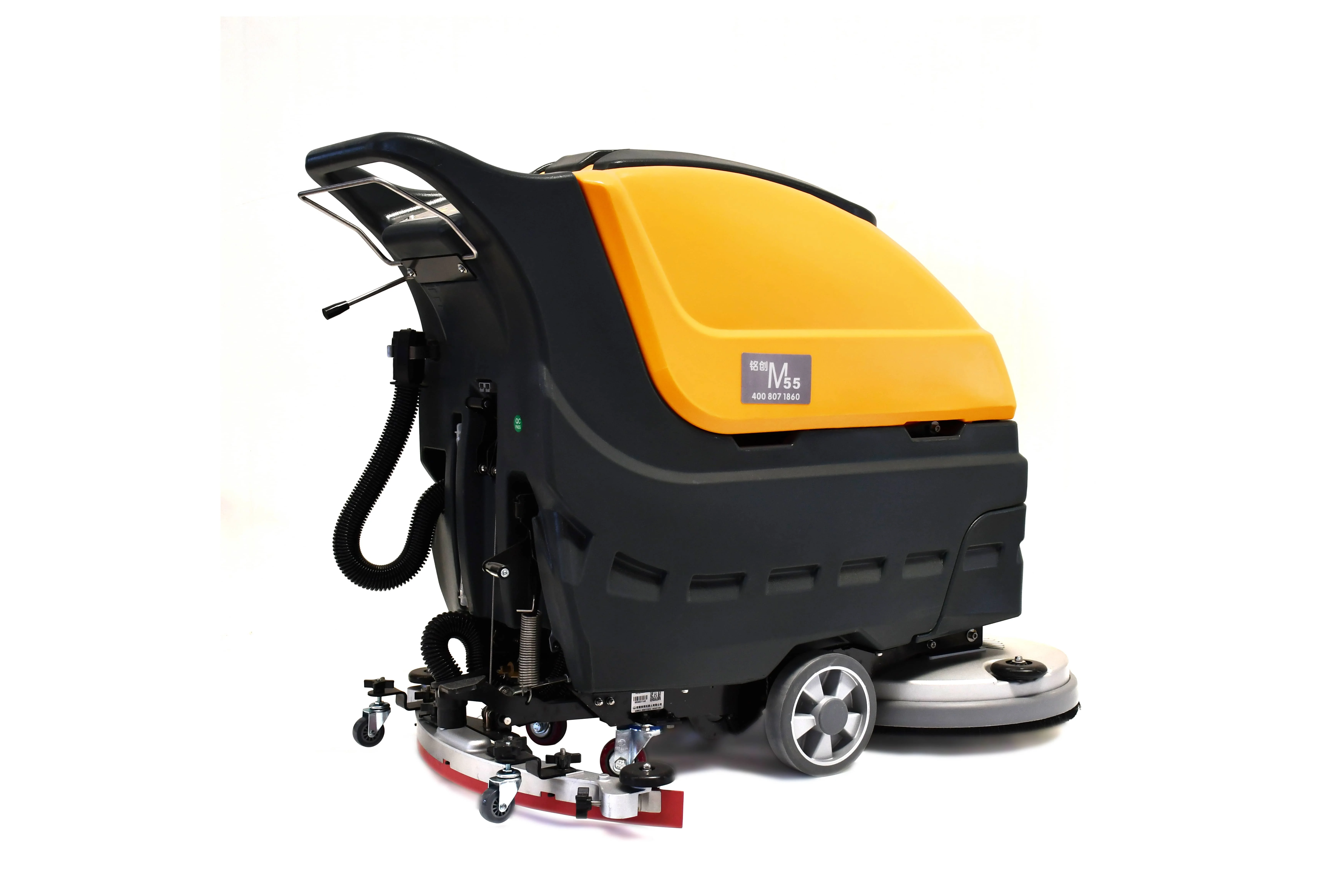 Electric Autonomous Floor Sweeper Scrubber 850mm Cleaning Machine