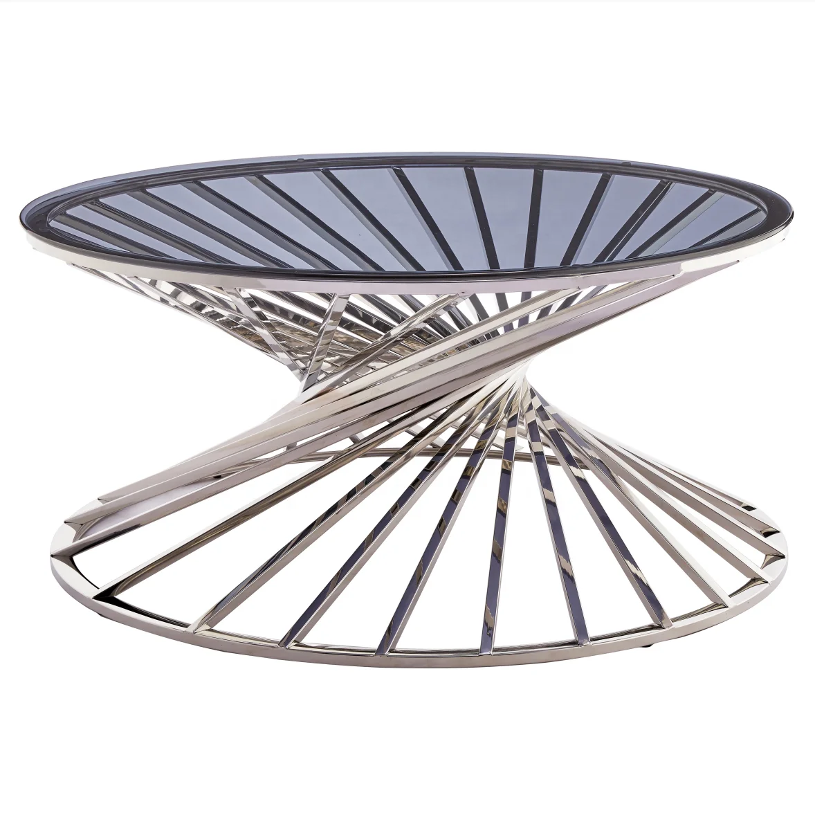 New design modern gold stainless steel leg living room coffee table center table