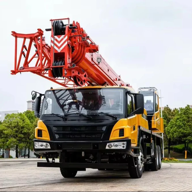 New 8 Ton Mobile Truck Crane STC80 with Telescopic Boom for Sale