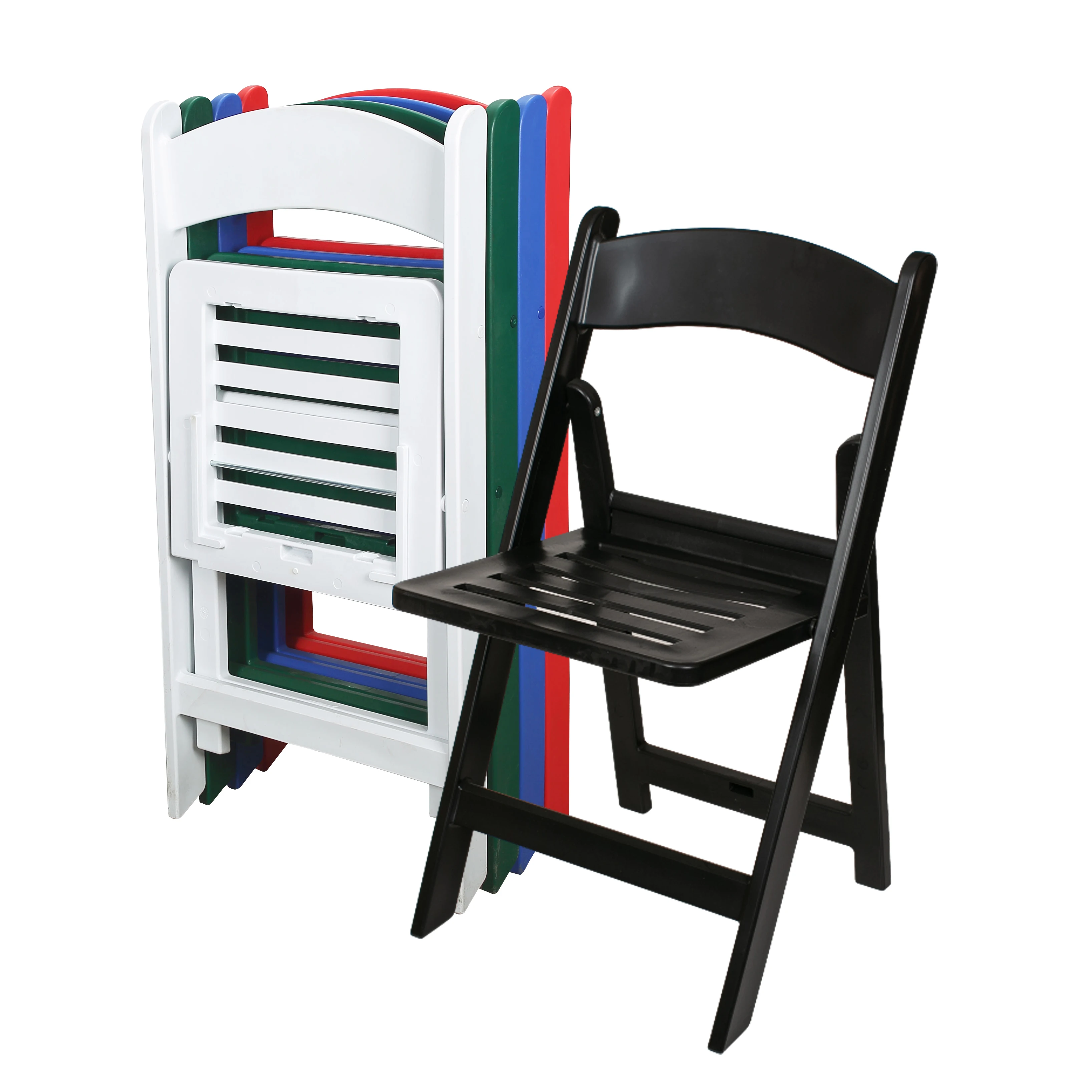 American Style Wholesale Dining Hotel Ceremony Samsonite White Restaurant Plastic Folding Chair For Event In Cheap Price