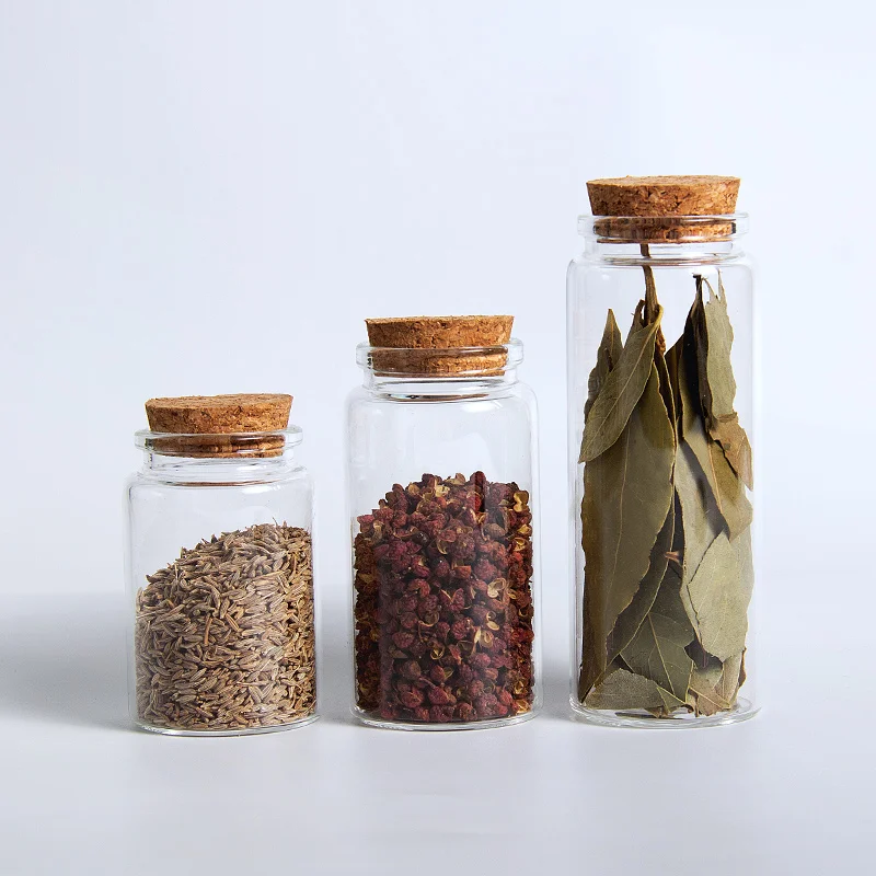 Spcie Glass Tube Vial Jar Mini Glass Bottles Cork Tops For Camping Project Arts Crafts  Wedding Wishing
