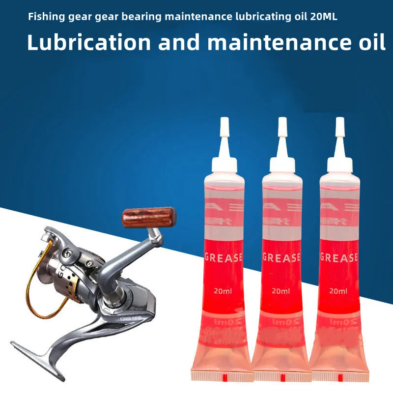 Fishing gear gear bearing maintenance lubricating oil 20ml chain lubricating silicone oil
