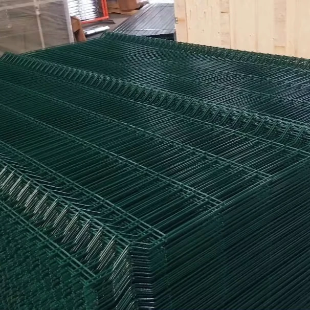 Classic Design Steel Wire Mesh Outdoor Fence 5X20 Dark Green Pvc Coated And Galvanized 3D Welded Wire Mesh Fence