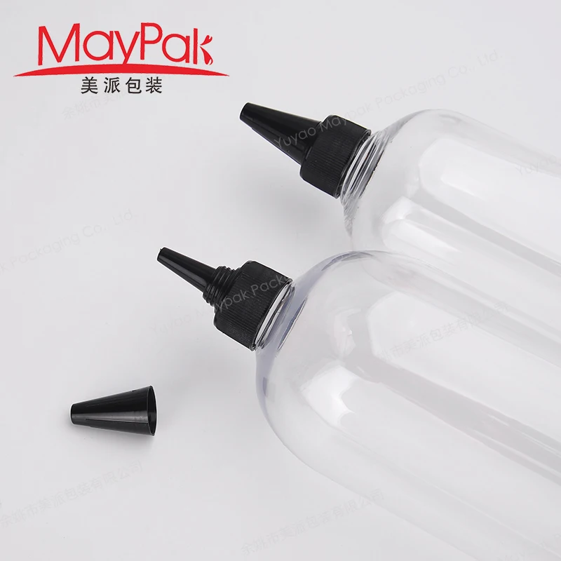 30ml 50ml 4oz 8oz 16oz 100ml 250ml 300ml 500ml Hair Oil Dye Squeeze Applicator Packaging Bottle With Twist-open Dispensing Cap