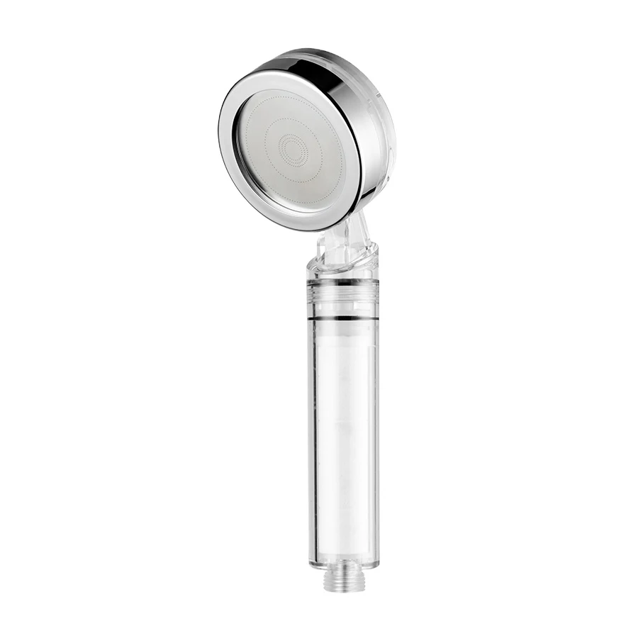 2023 Korea Hot Sells Style Handheld Shower Double Filter PP Cotton Negative Ion Healthy Water Saving