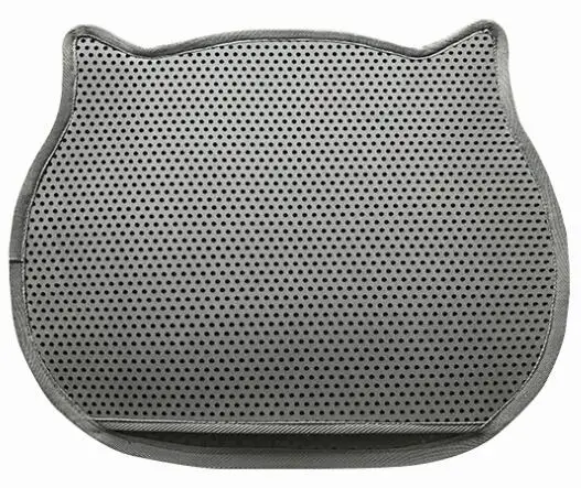 
Manufacture lightweight waterproof EVA foam cat shape cat litter box mat 