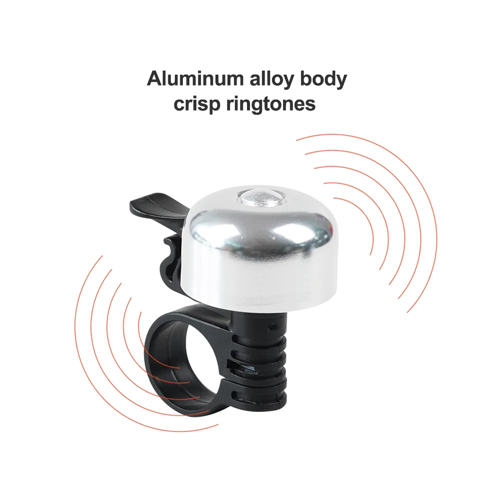 Cheap Mini Bicycle Bell Crisp Loud Bike Bell Alarm Handlebar Bike Bell Ring Riding Accessory