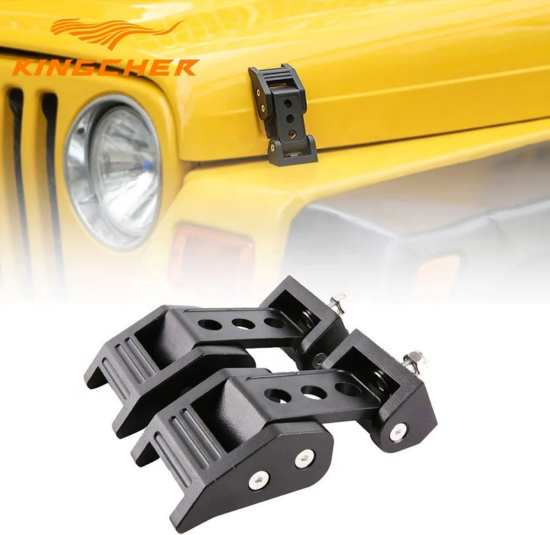 Car Auto Spare Parts For Jeep Wrangler JL Accessories Hood Latch Locking Catch Buckle Hold Down