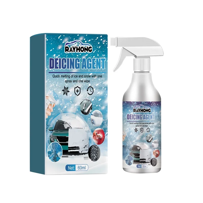 Wholesale Winter Sustainable Quickly Auto Car Windshield Anti-ice Removal Snow Melting Spray Deicing Agent Snow Antifreeze