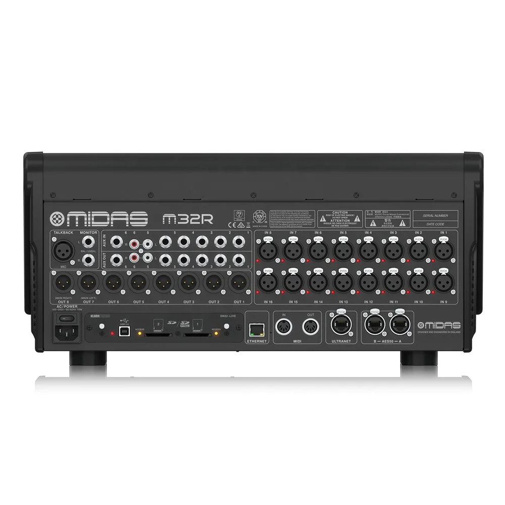 Midas M32R Live Digital Mixer 40-Channel With 16 Midas Preamps Digital Console Pa System Music Equipment