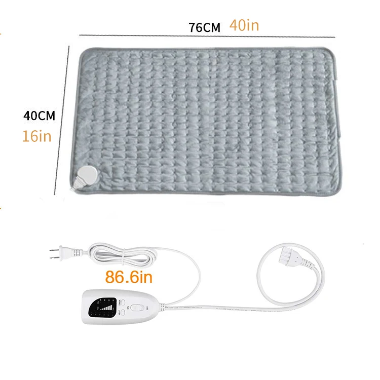 30*16 inch Large Electric Heater Pads Fast Heating Machine Washable Personal Care Body Warmer Electric Heating Pad