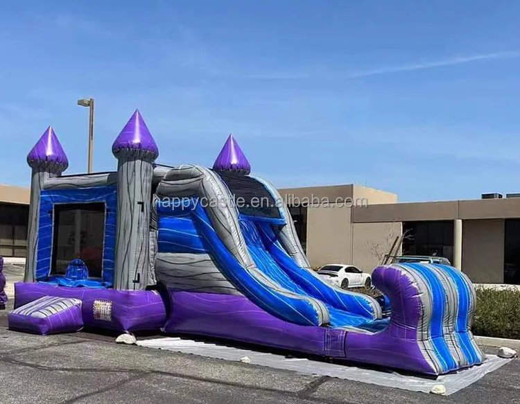 Party rental commercial grade bouncy castle bounce house slide combo for kids and adults