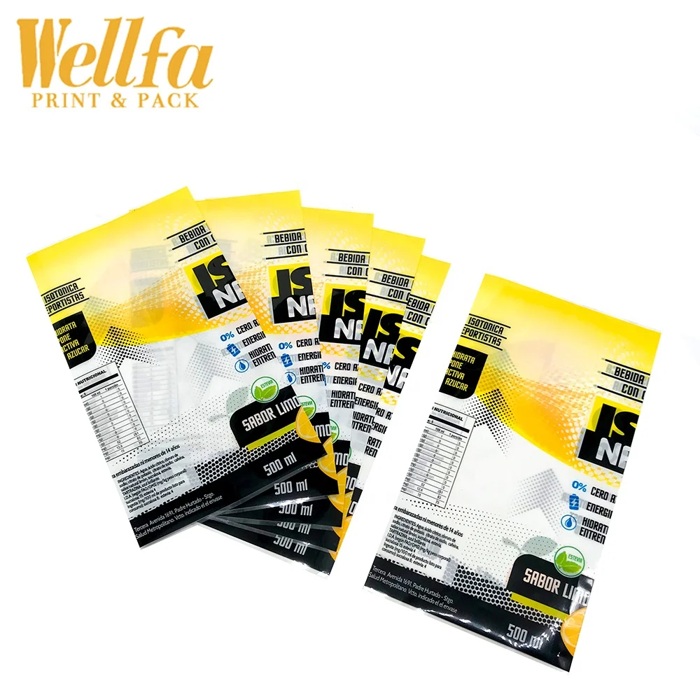 Водостойкая этикетка для термоусадочной пленки