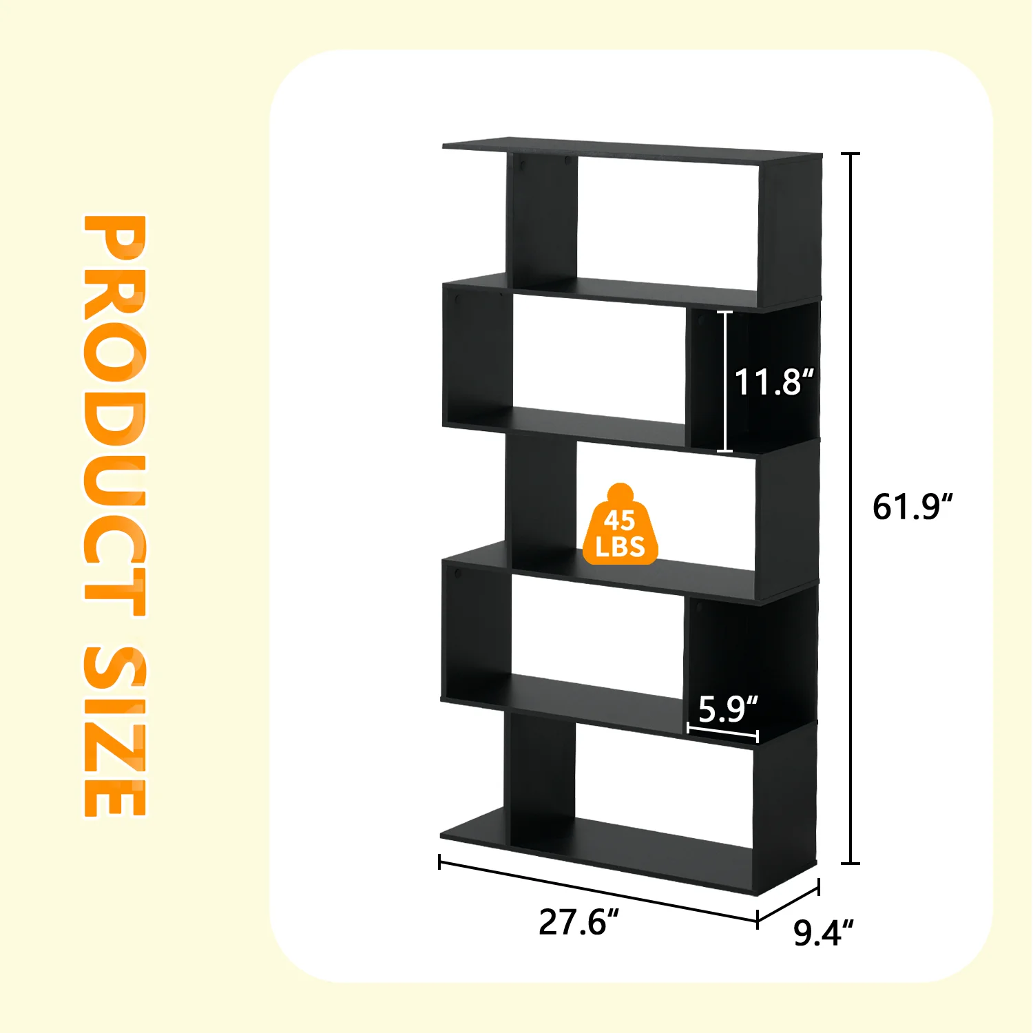 Modern Vintage Multi-Layer Bookcase with Open Storage High Quality Best Price Wooden and Iron Bookshelf for Living Room